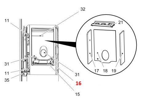 Haas-Sohn Pallazza II 519.08 brænderkil