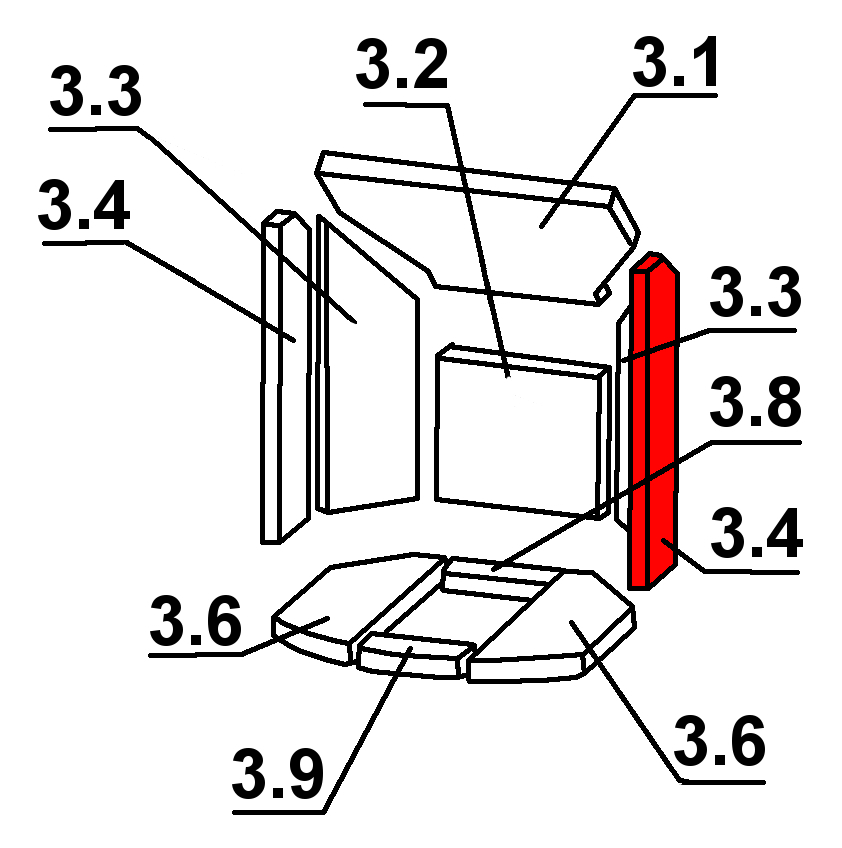 Oranier Arktis 8 Zijsteen rechts voorkant A Oranier Arktis 8 Zijsteen rechts voorkant A