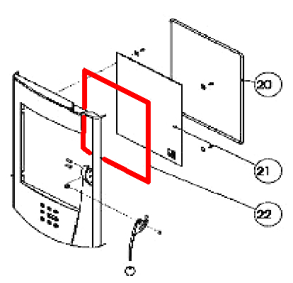 Austroflamm Darling Scheibendichtung Flachdichtung Austroflamm Darling Scheibendichtung Flachdichtung
