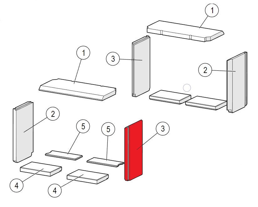 Lotus H570 T Zijsteen rechts voorkant