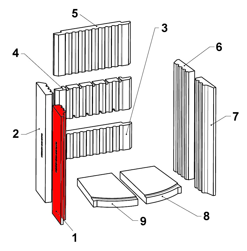 Leda Karat 681 D sidesten venstre foran B Leda Karat 681 D sidesten venstre foran B