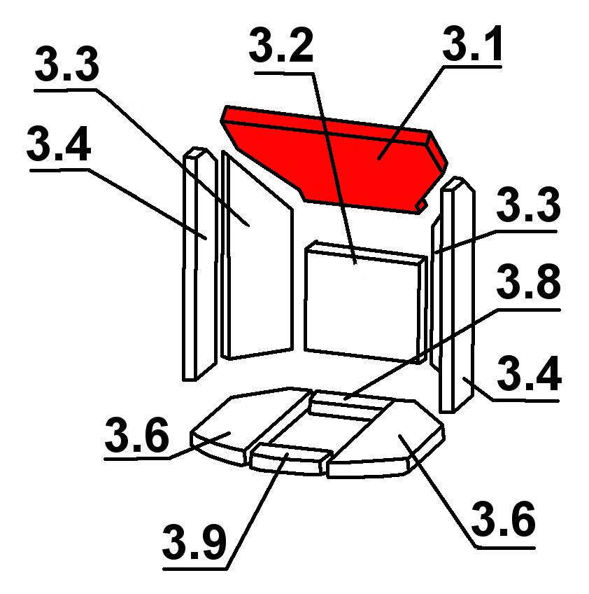 Justus P50-8 deflettore di tiraggio A