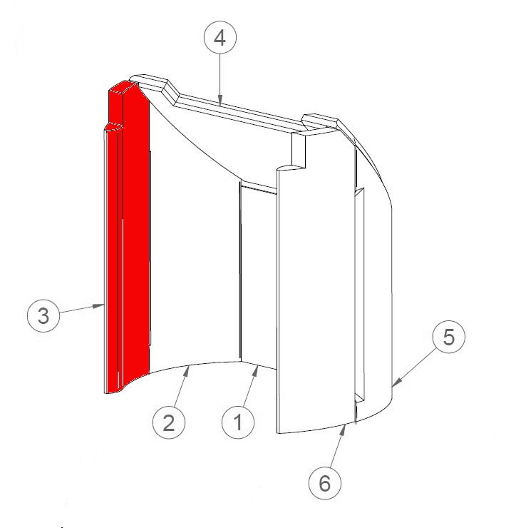 Contura 630T sidesten foran venstre Contura 630T sidesten foran venstre