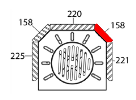 Haas+Sohn Hasvik 231.17 Seitenstein rechts hinten Feuerraumstein Haas+Sohn Hasvik 231.17 Seitenstein rechts hinten Feuerraumstein