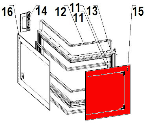 Austroflamm Dexter R 2.0 sideglas