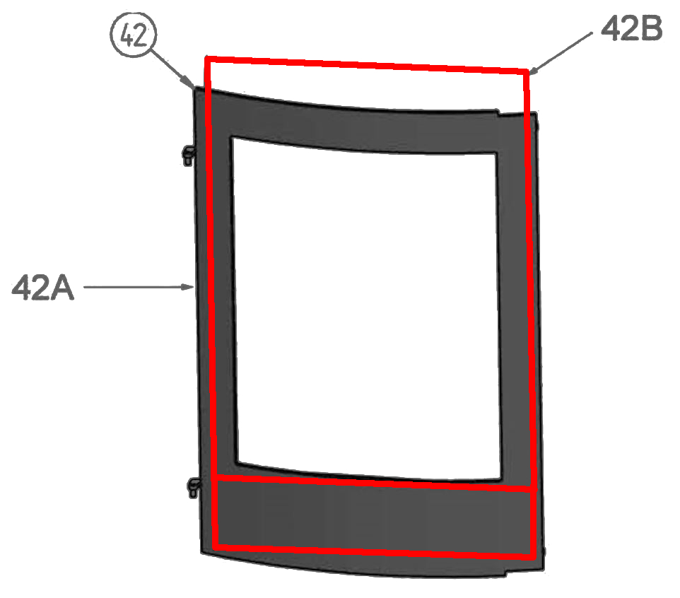 Oranier Hera R uszczelka drzwi D Oranier Hera R uszczelka drzwi D