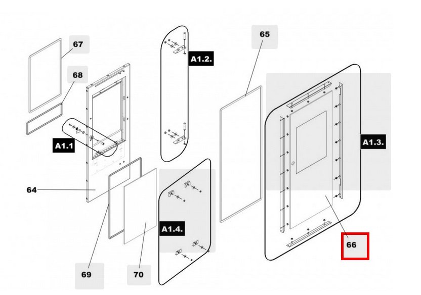 Haas-Sohn Catania II 444.08 glas udenfor Haas-Sohn Catania II 444.08 glas udenfor