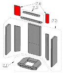 Oranier Pori 5 Afscherming Set D Oranier Pori 5 Afscherming Set D