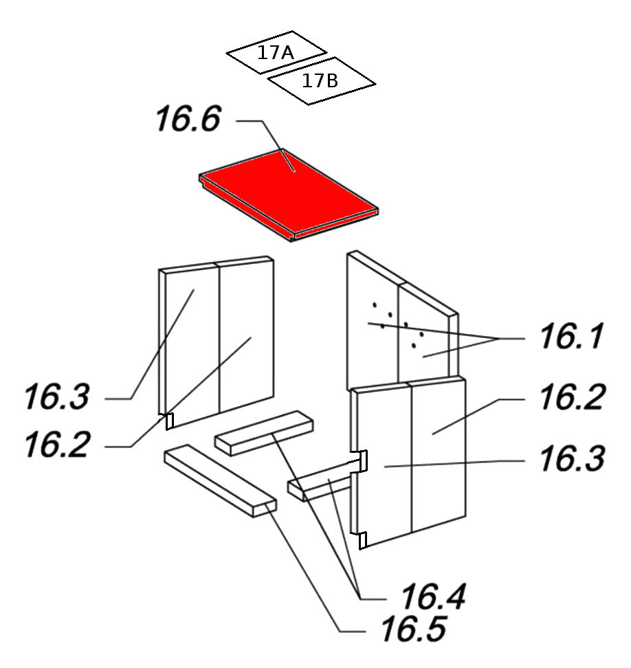 Justus Ohio Zugumlenkung unten A Prallplatte Justus Ohio Zugumlenkung unten A Prallplatte