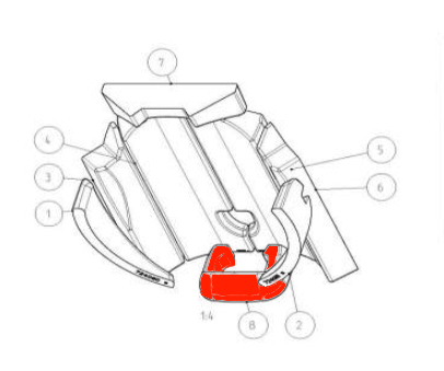 Austroflamm Clou compact Pellet cegła podłogowa Austroflamm Clou compact Pellet cegła podłogowa