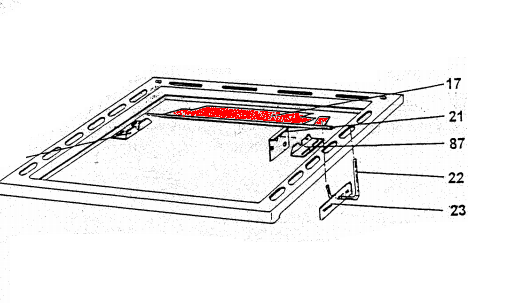 Wamsler K150 volet de réglage d'air