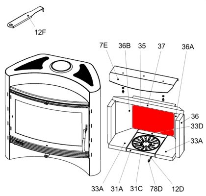 Olsberg Pale pietra posteriore