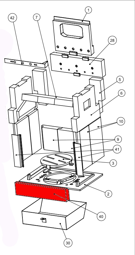 Wamsler type 10985 RH 8F forsten nede