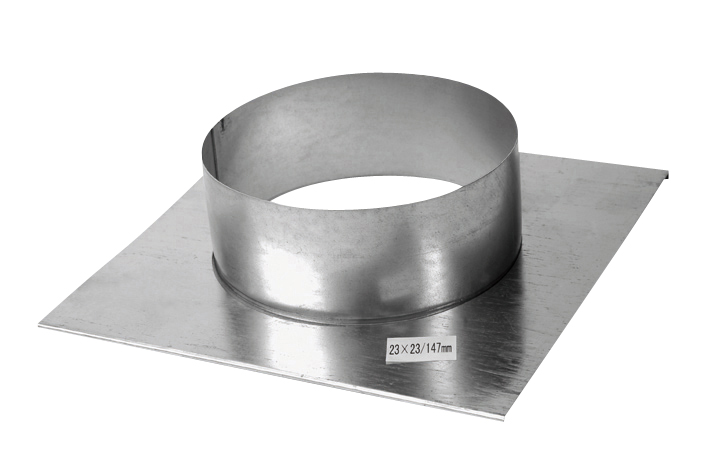Stutzenblech mit Anschlussstutzen 20 x 15 cm SMSTB2015100