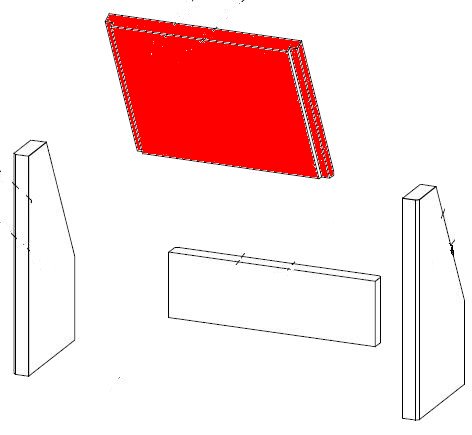 Fireplace Siesta SP Zugumlenkung B Prallplatte Fireplace Siesta SP Zugumlenkung B Prallplatte