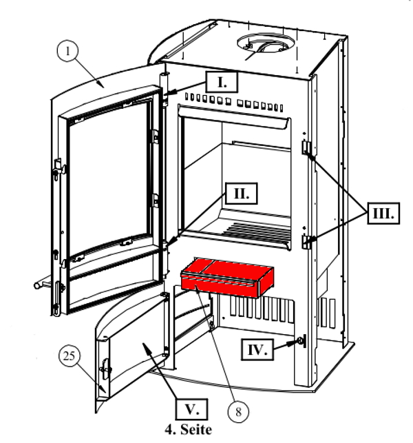 Fireplace Damona Aschekasten Ascheschublade Fireplace Damona Aschekasten Ascheschublade