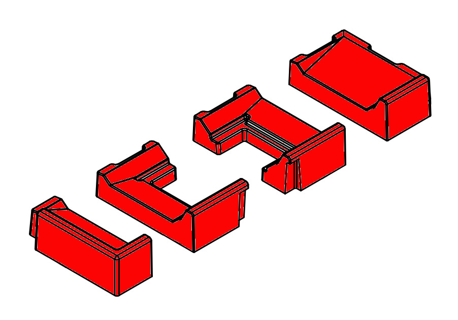 Spartherm Varia 2L-80h cegła podłogowa zestwa