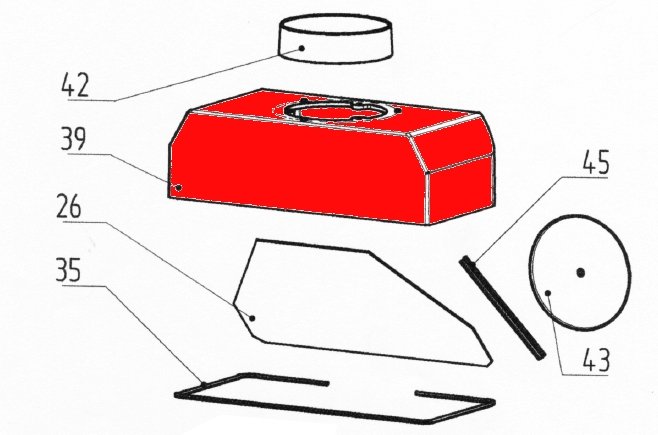 Wamsler Etna échangeur de chaleur haut Wamsler Etna échangeur de chaleur haut