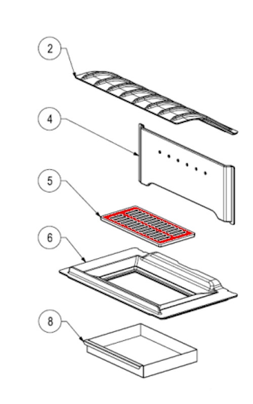 Supra Gabin grille de décendrage Supra Gabin grille de décendrage