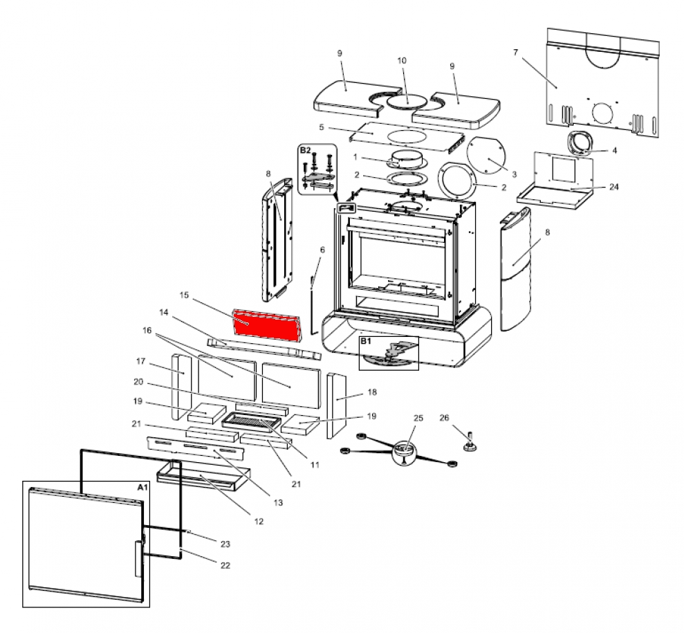 Haas+Sohn Fulham easy 347.15 Zugumlenkung oben Haas+Sohn Fulham easy 347.15 Zugumlenkung oben