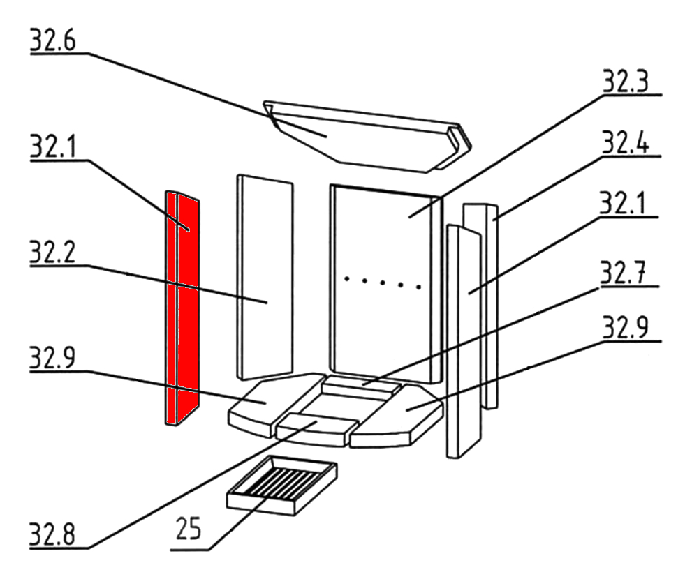 Oranier Arktis 8 Zijsteen links voorkant D Oranier Arktis 8 Zijsteen links voorkant D