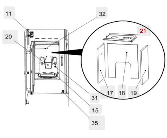 Haas-Sohn Pallazza 532.08 vlamplaat