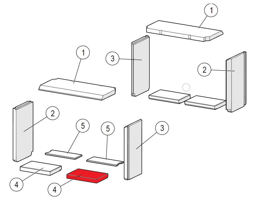 Lotus H570 T bundsten højre foran Lotus H570 T bundsten højre foran