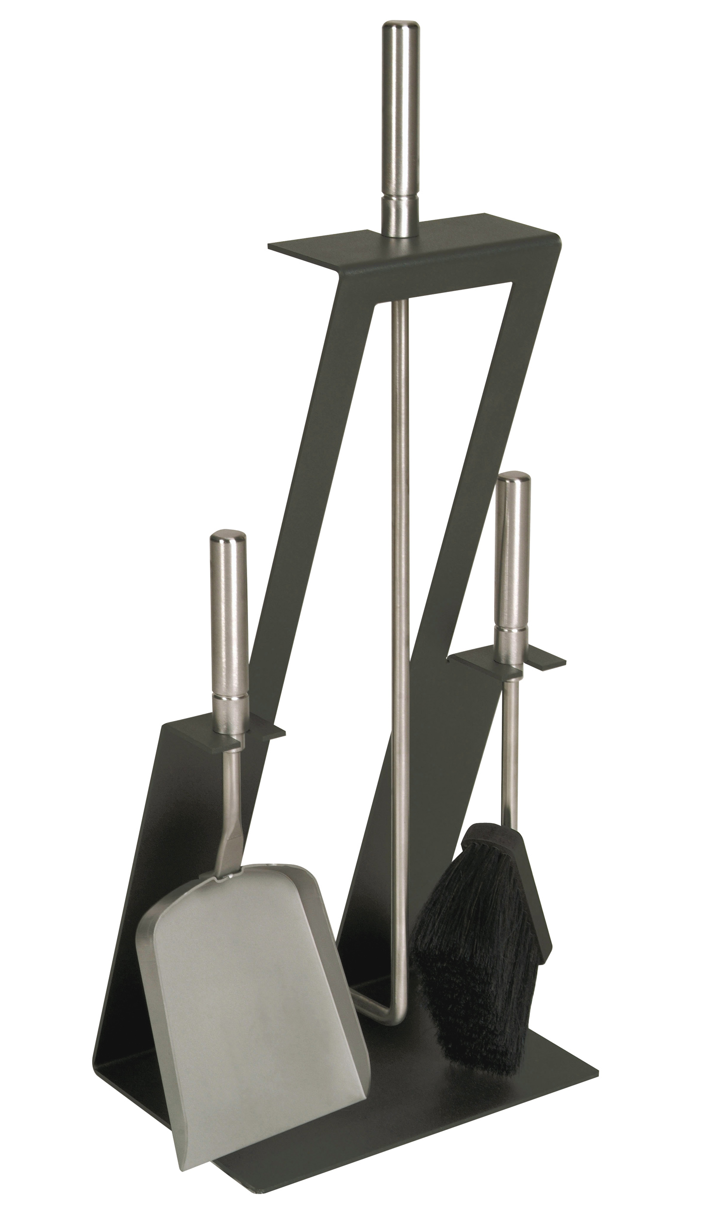 Lienbacher Kaminbesteck aus Stahl, 3- teilig, anthrazit beschichtet, 61 x 24 x 17 cm Lienbacher Kaminbesteck aus Stahl, 3- teilig, anthrazit beschichtet, 61 x 24 x 17 cm