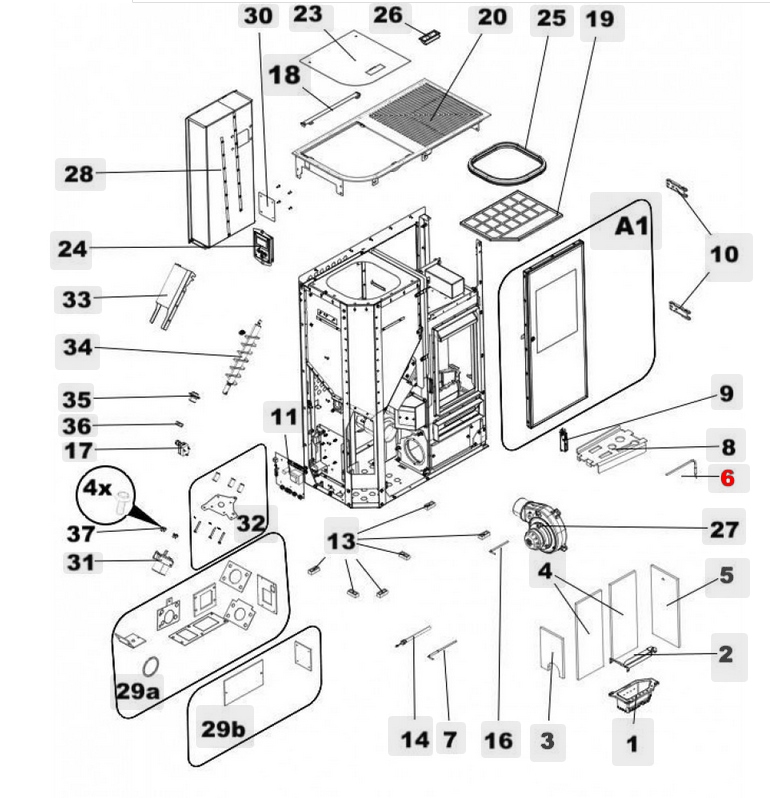 Haas-Sohn HSP 8 Home 445.08 sensore di temperatura fiamma