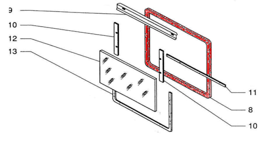 Supra HF 3930 dørpakning Supra HF 3930 dørpakning