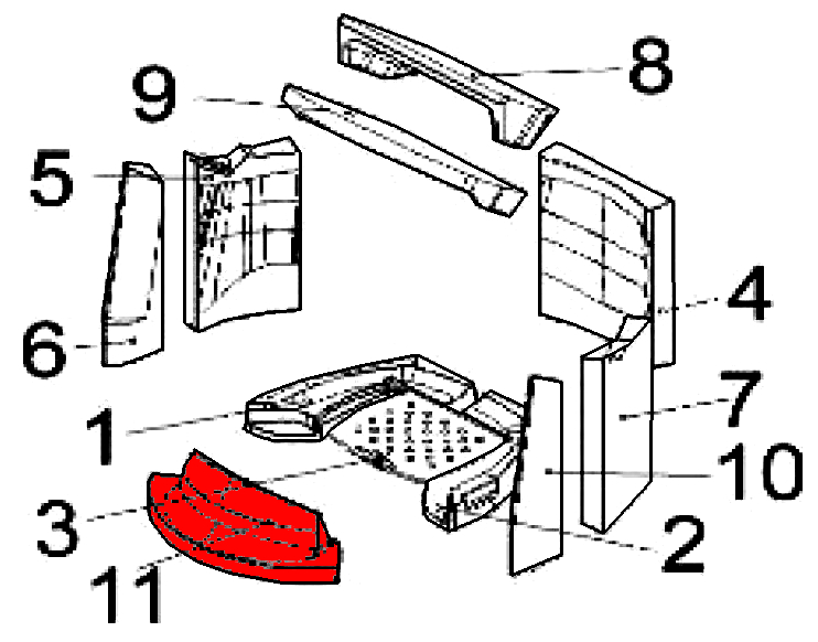 Austroflamm Vogue ogranicznik drewna Austroflamm Vogue ogranicznik drewna