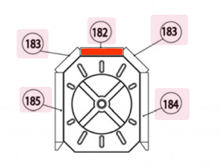 Haas+Sohn Isola 212.17 Rückwandstein Feuerraumstein Haas+Sohn Isola 212.17 Rückwandstein Feuerraumstein