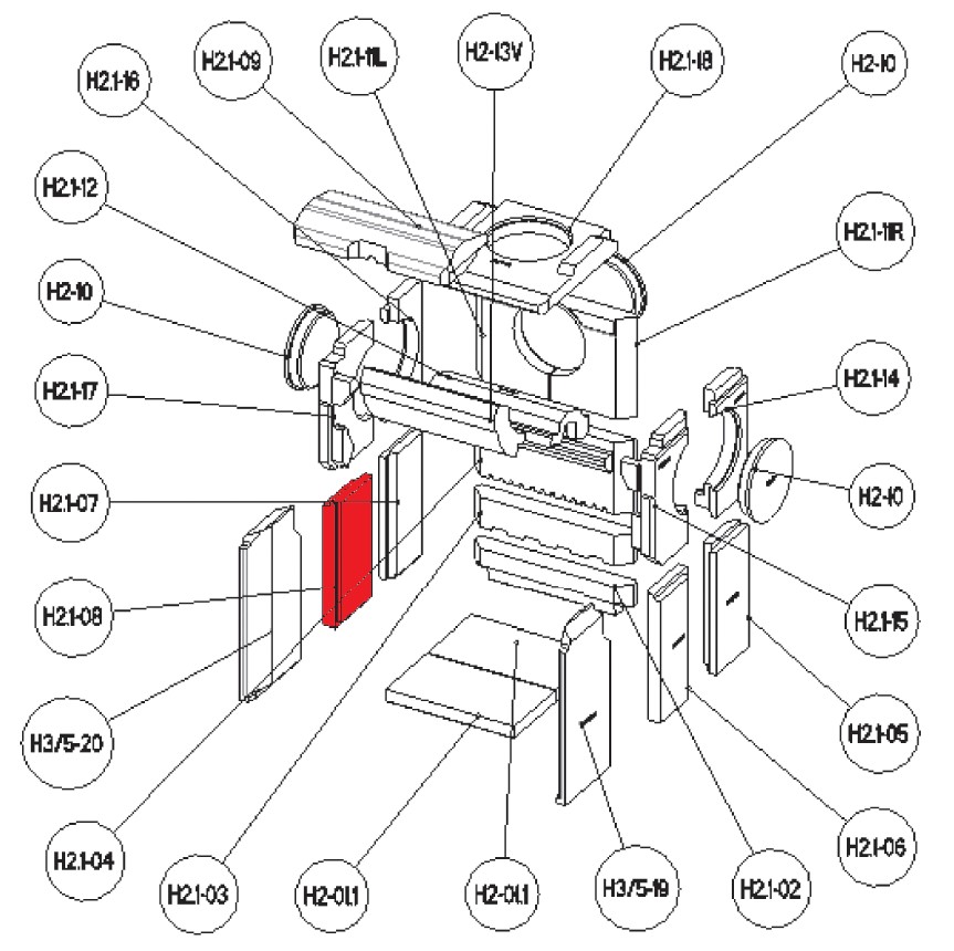 Leda Brinell H3 Zijsteen links midden onder A