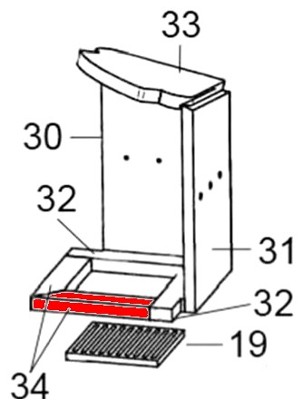 Justus Diego W+ Bodenstein vorne rechts Brennraumstein Justus Diego W+ Bodenstein vorne rechts Brennraumstein
