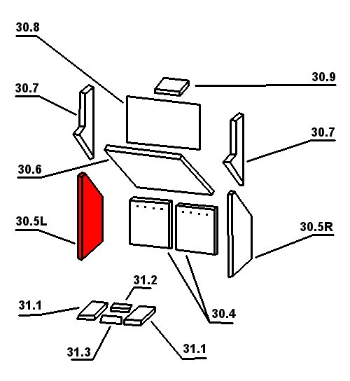 Oranier Malmö Type 4664-6 Zijsteen A Oranier Malmö Type 4664-6 Zijsteen A