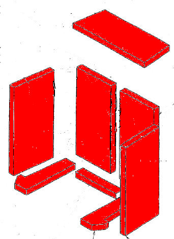 Skantherm Tano okładzina komory paleniskowej B Skantherm Tano okładzina komory paleniskowej B