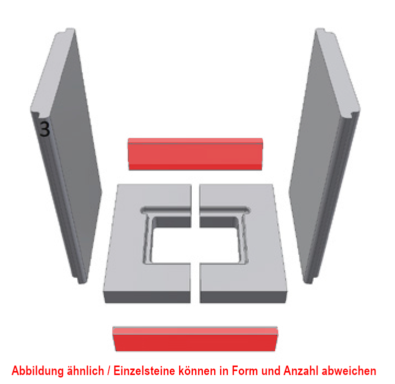 Schmid Lina TV 45/51 Vorderstein Set