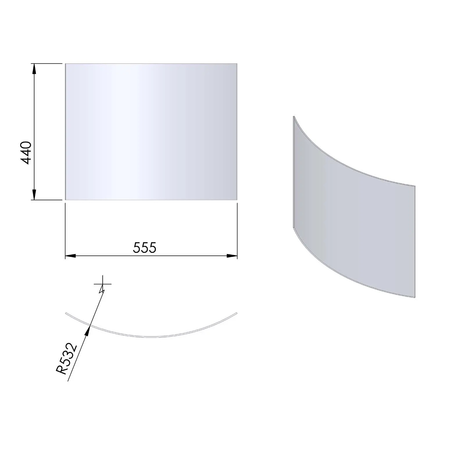 Termatech TT55RHT Sichtscheibe