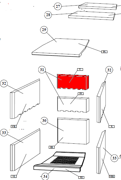 Fireplace Dominica bagsten oven