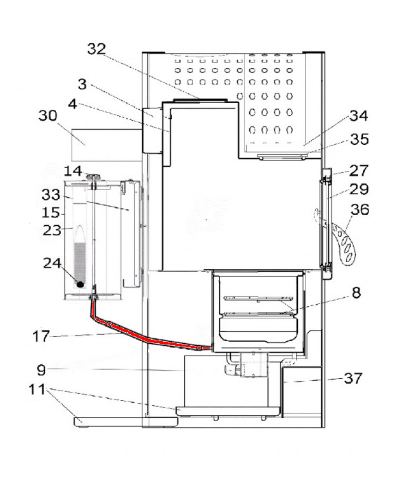 Haas-Sohn Viking 468.50 przewód oleju zbiornik regulatora