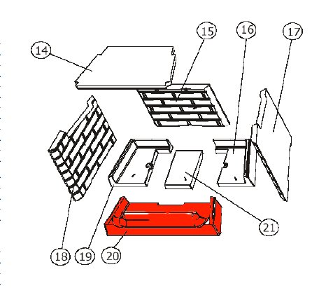 Austroflamm Fireplace 2 colector de madera B