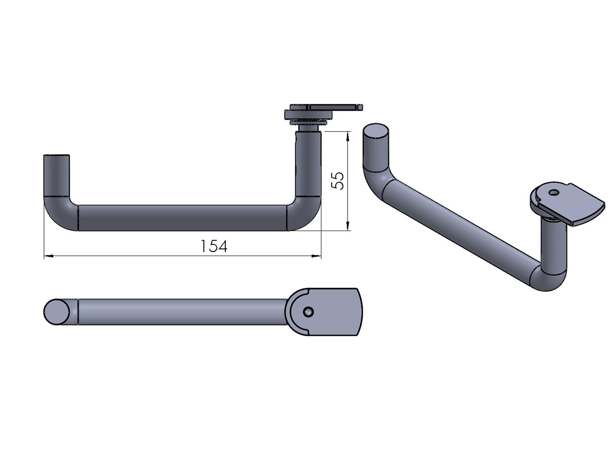 Termatech TT1Z poignée de porte
