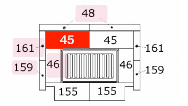 Haas-Sohn Göteborg 252.17 bundsten venstre bagved Haas-Sohn Göteborg 252.17 bundsten venstre bagved
