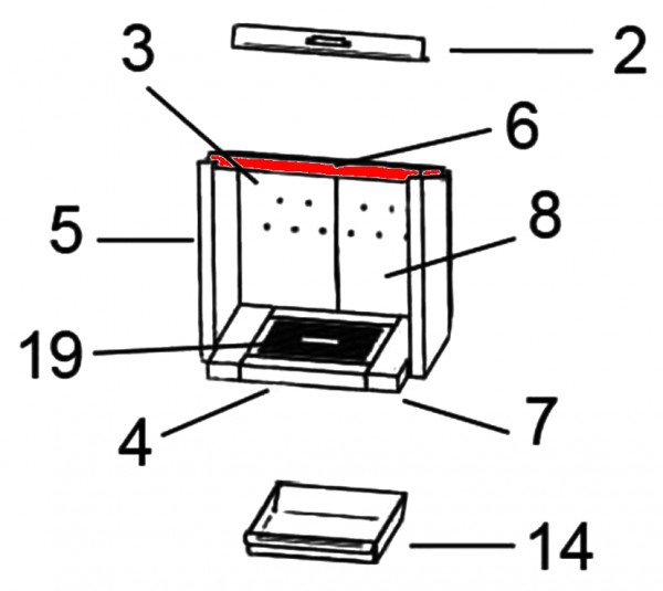 Justus Reno Soft Wärme Plus røgvenderplade nede A Justus Reno Soft Wärme Plus røgvenderplade nede A