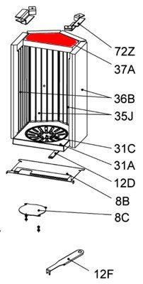 Olsberg Santorini Zugumlenkung Explosionszeichnung Olsberg Santorini Zugumlenkung Explosionszeichnung