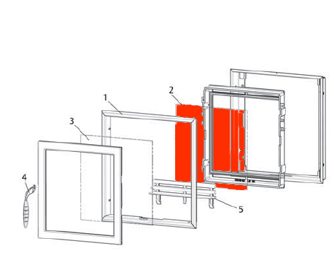 Leda Brinell H5 glas indenfor Leda Brinell H5 glas indenfor