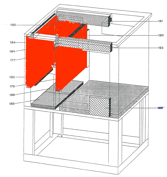 Wamsler tipo 110 K61 rivestimento focolare B