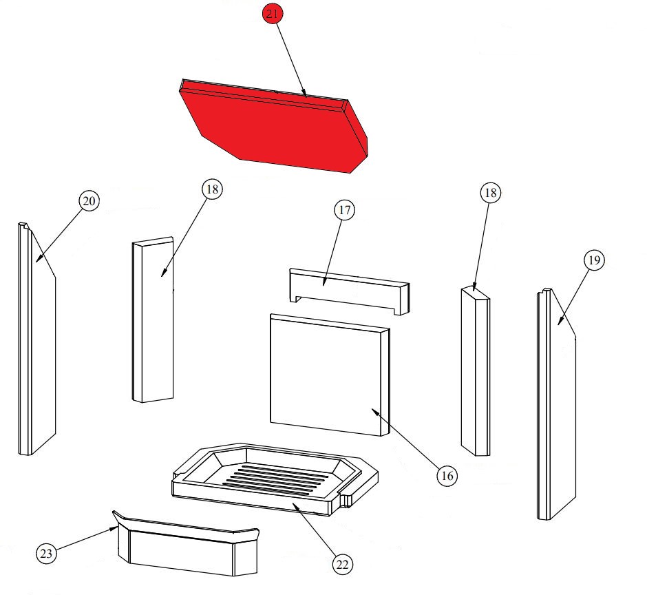Fireplace Karthago Novo 2 Zugumlenkung Fireplace Karthago Novo 2 Zugumlenkung