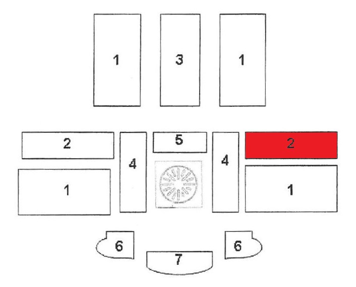 Caminos Solar pierre latérale droit arrière Caminos Solar pierre latérale droit arrière