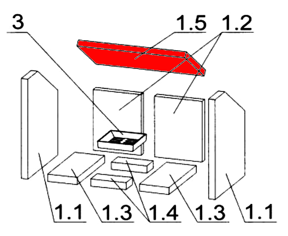 Oranier Bohemia vlamplaat B Oranier Bohemia vlamplaat B